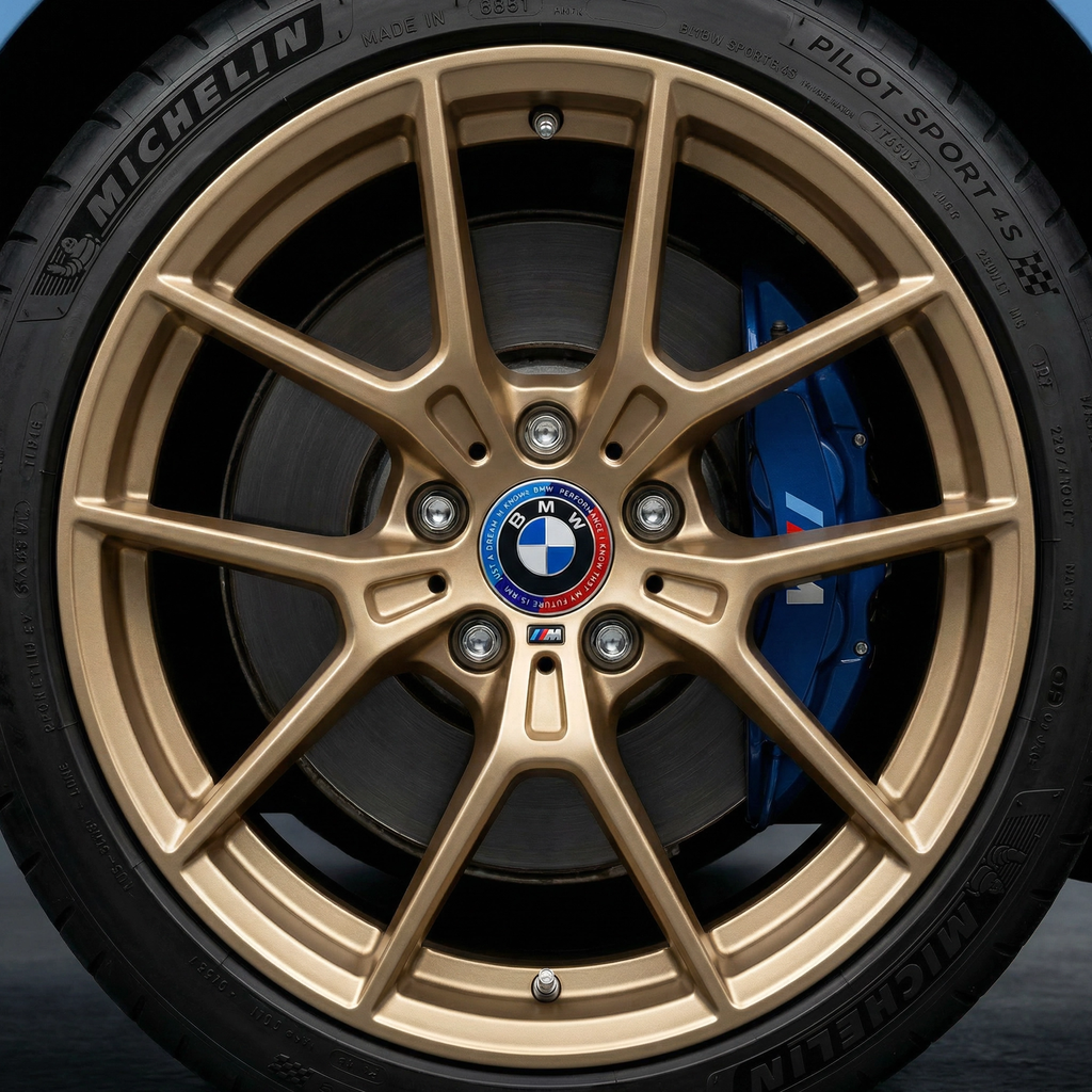4 stk. Sorte BMW senterhetter