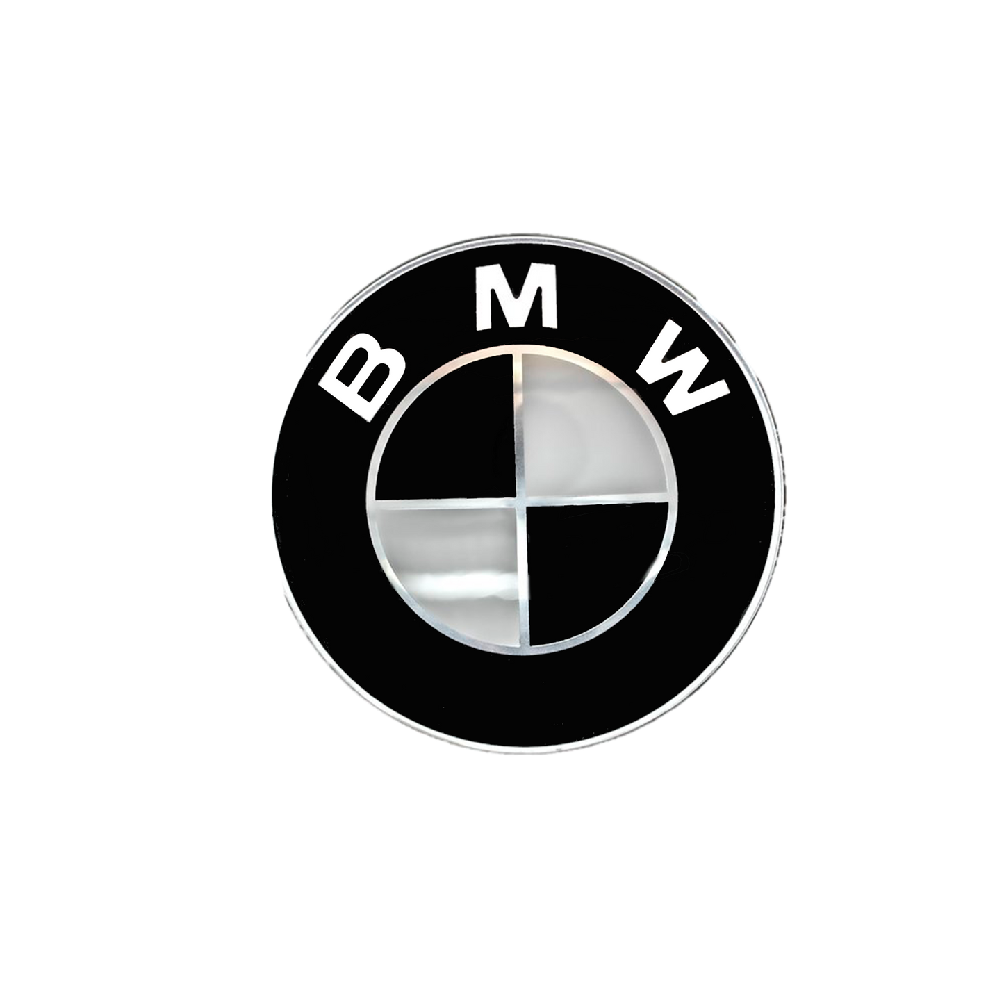 BMW Bag logo Sort & Hvid 74mm