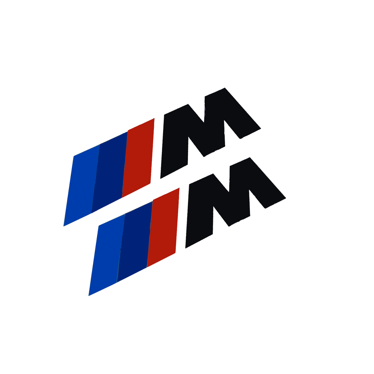 2 stk. BMW M-Sport Bremsekaliber klistermærker Sort