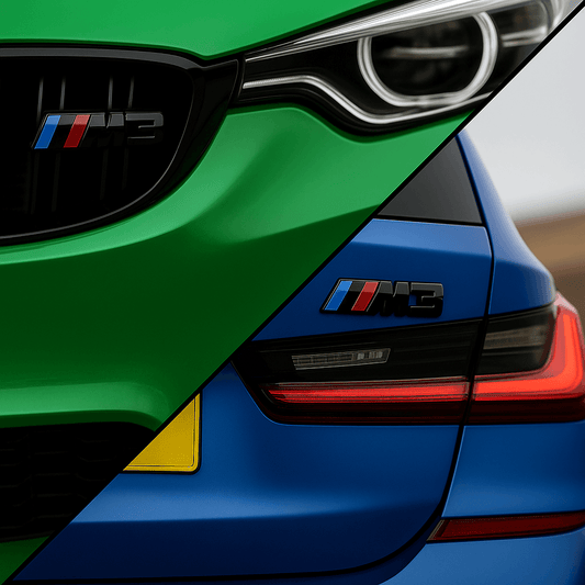 Blank Sort BMW M3 Emblem Stylingpakke