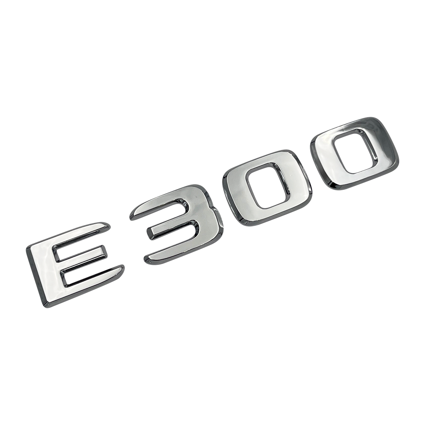 Chrome Mercedes E300 Emblem