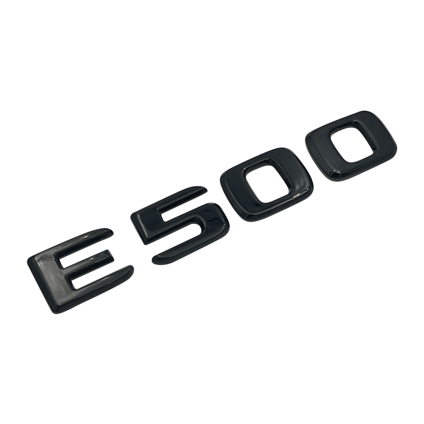 Sort Mercedes E500 Emblem