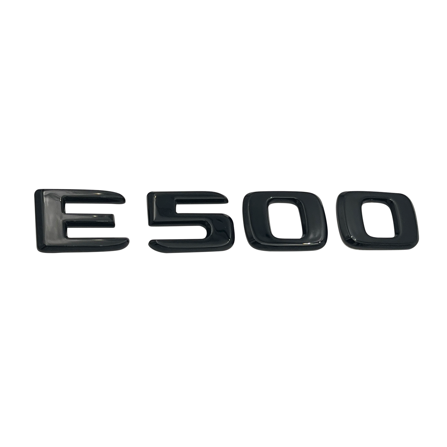Sort Mercedes E500 Emblem