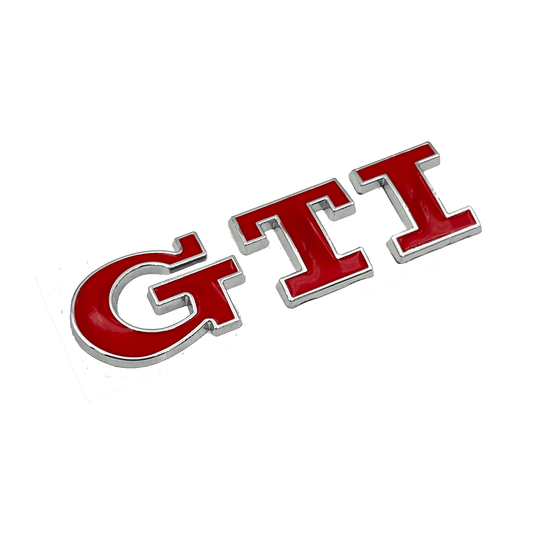 Rød & Chrome VW GTI Bag Emblem