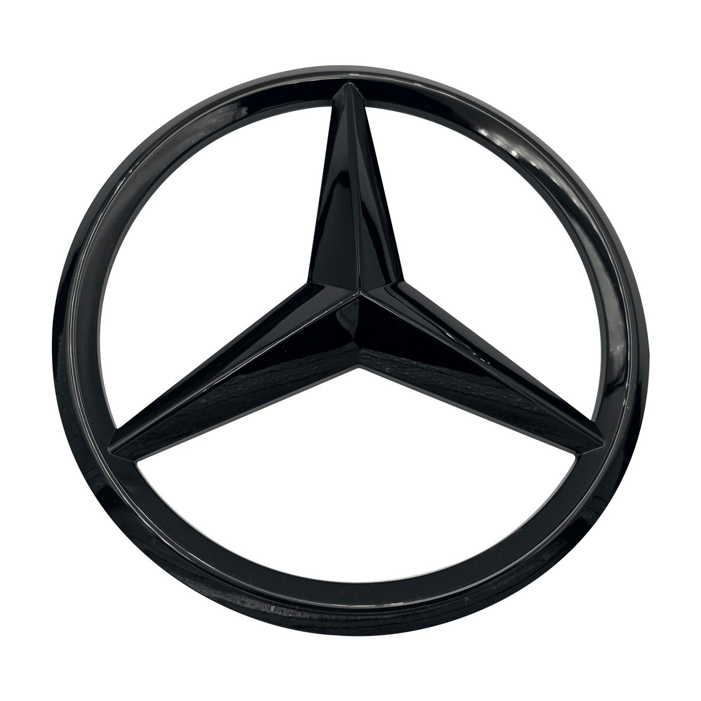 Mercedes Front Stjerne Logo Sort 188mm