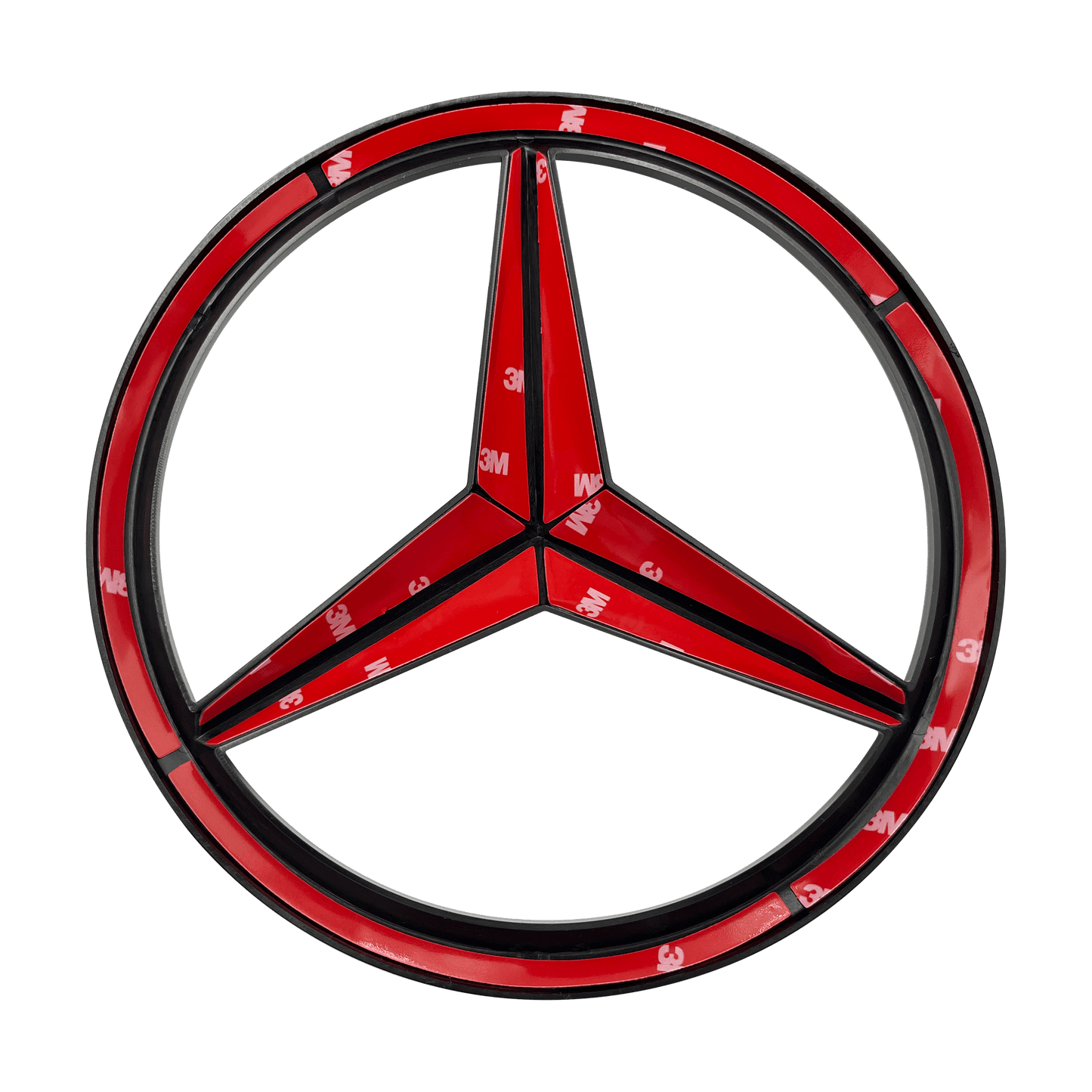 Mercedes Front Stjerne Logo Sort 188mm