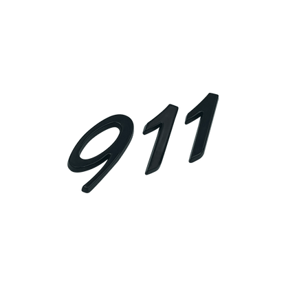 Porsche 911 Bag Emblem Blank Sort
