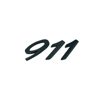 Porsche 911 Bag Emblem Blank Sort