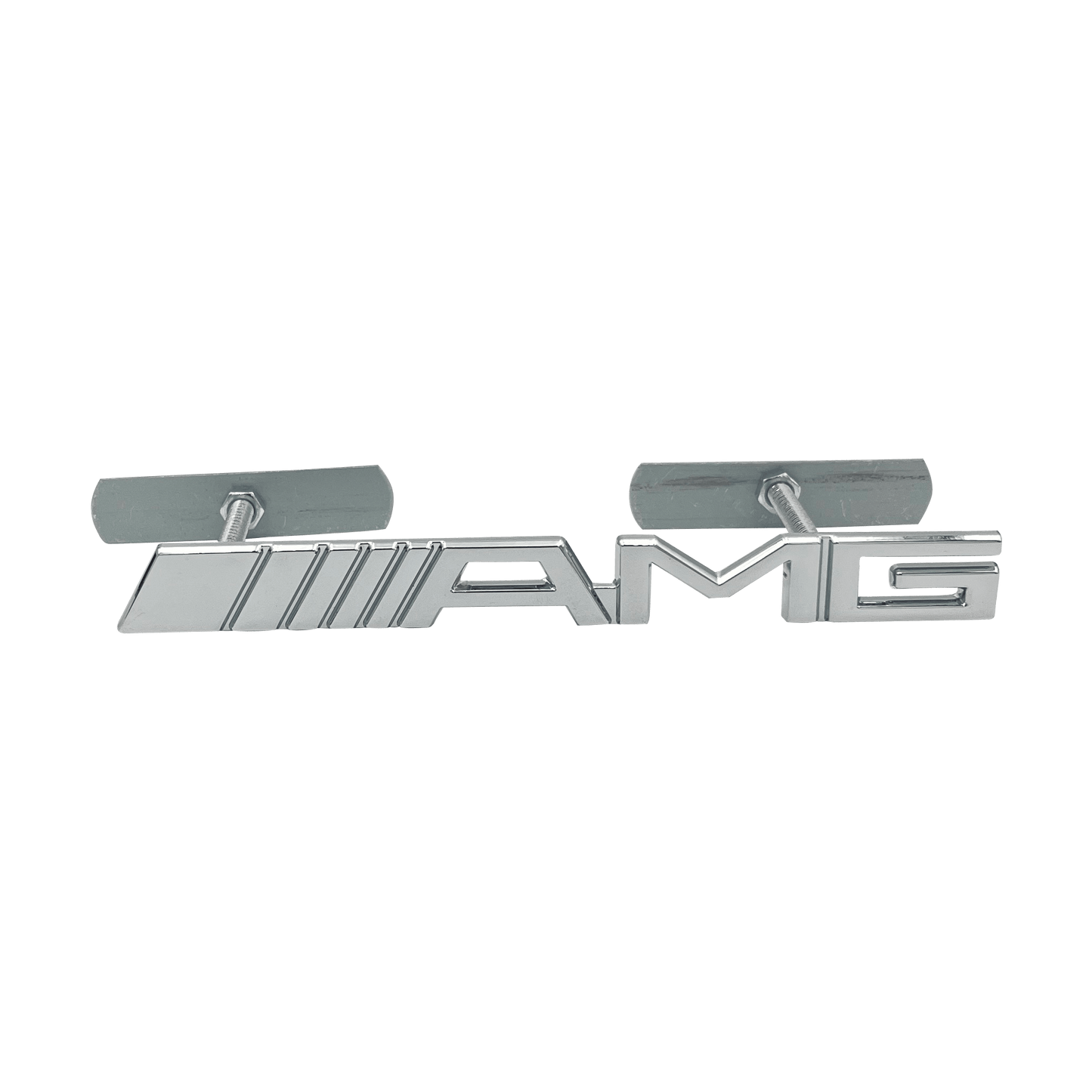 Chrome Mercedes AMG Front Grill Emblem
