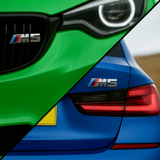 Chrome BMW M5 Emblem Stylingpakke