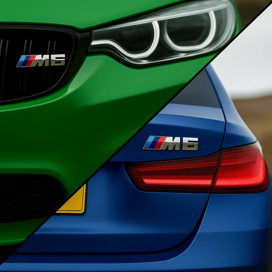 Chrome BMW M6 Emblem Stylingpakke