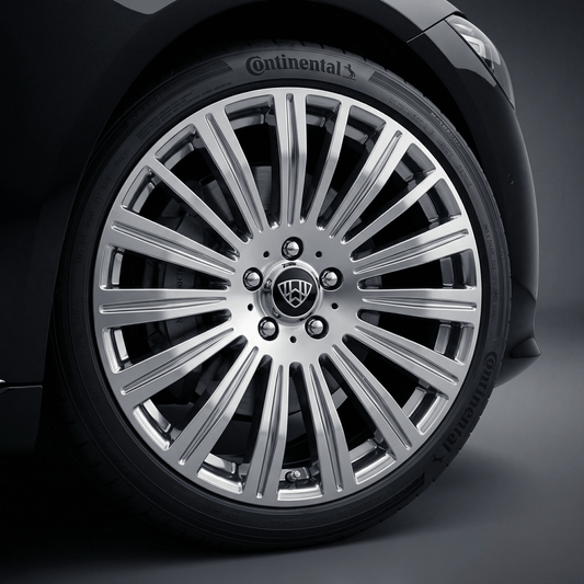 4 stk. Maybach Mercedes-Benz Centerkapsler 75mm