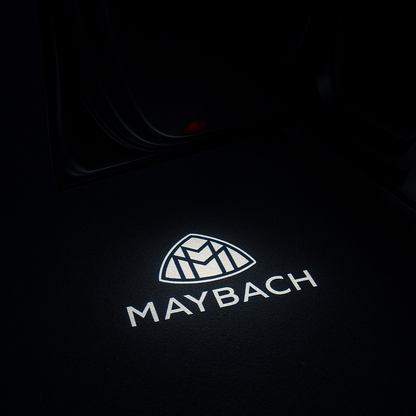 2 Stk. Mercedes Maybach Logo Indstigningslys