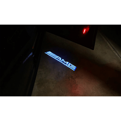 Mercedes AMG Logo Indstigningslys