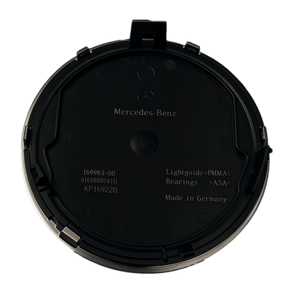 Mercedes Front Grill Stjerne Logo Sort 185mm