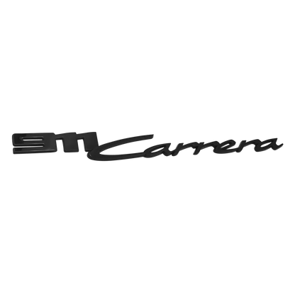 Porsche "911 Carrera" Bag Emblem Blank Sort