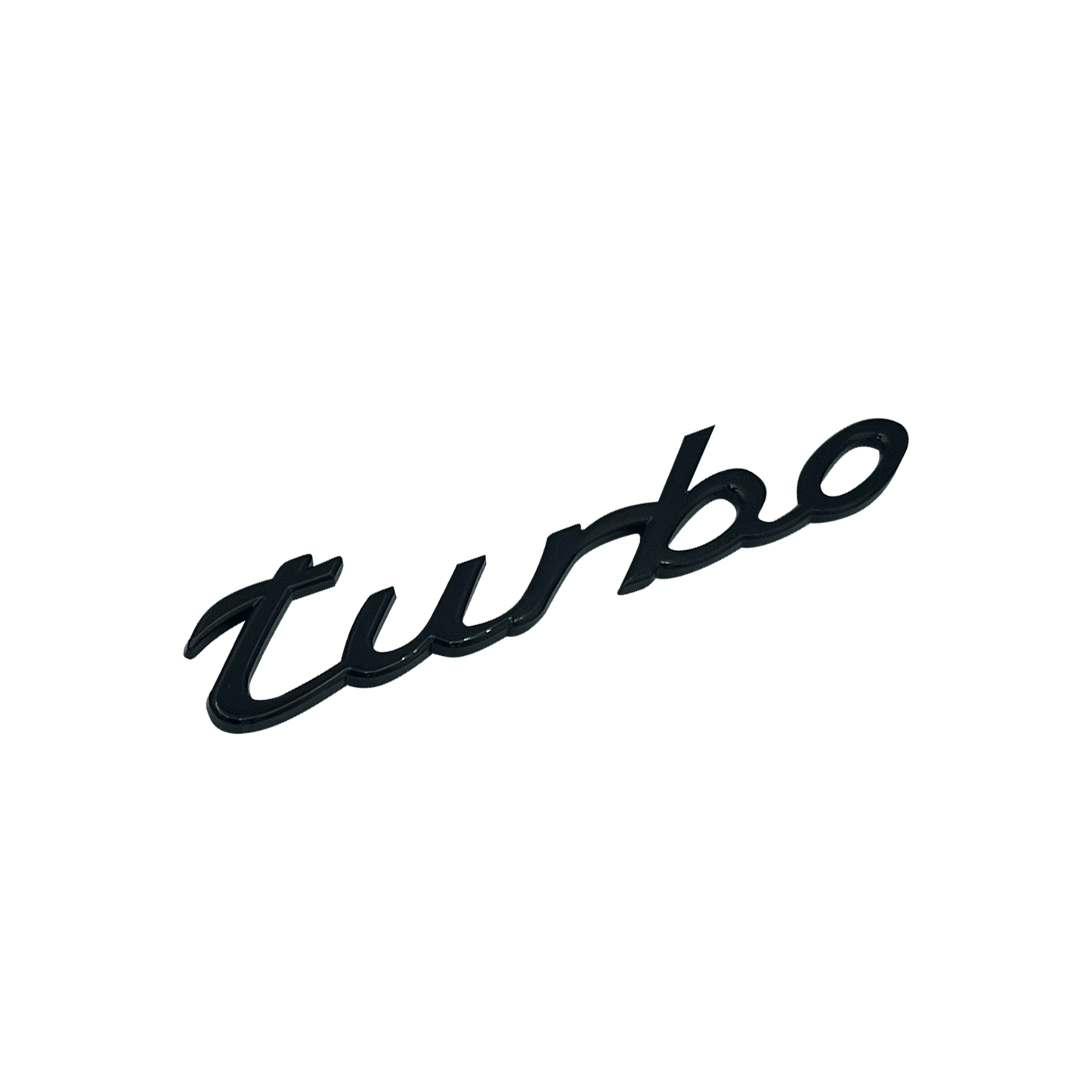 Porsche Turbo Bag Emblem Blank Sort 2020+