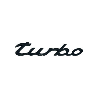 Porsche Turbo Bag Emblem Blank Sort 2020+