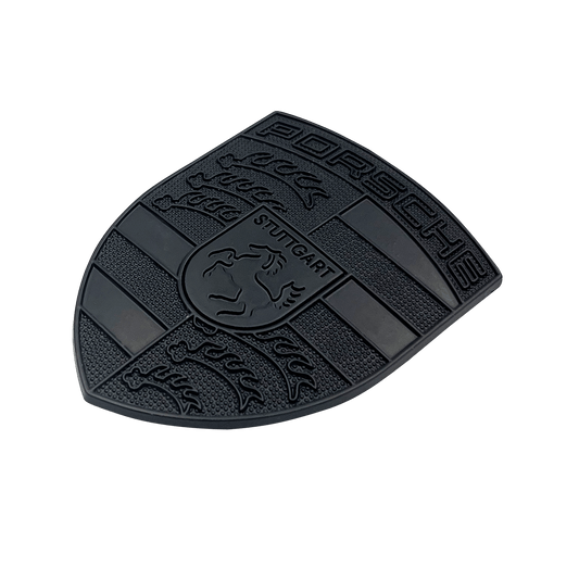 Porsche Front Logo 67 x 50mm Emblem Sort finish