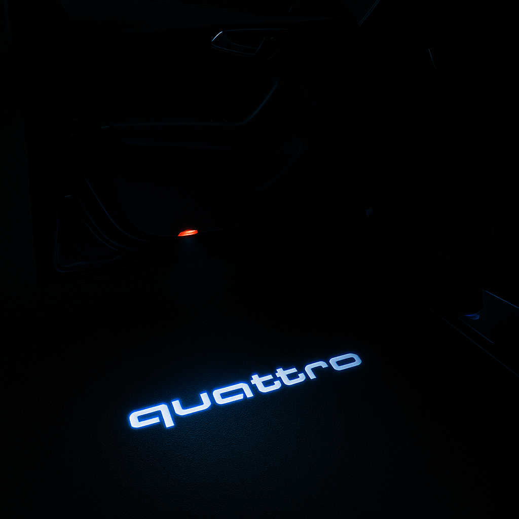 2 Stk. Audi Quattro Indstigningslys