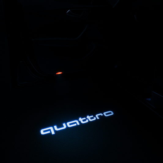 2 stk. Audi Logo Entry lys