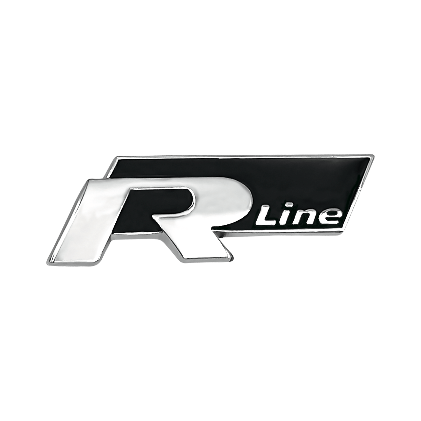 1 stk. Chrome VW R-Line Lille Emblem til Sideskærmene