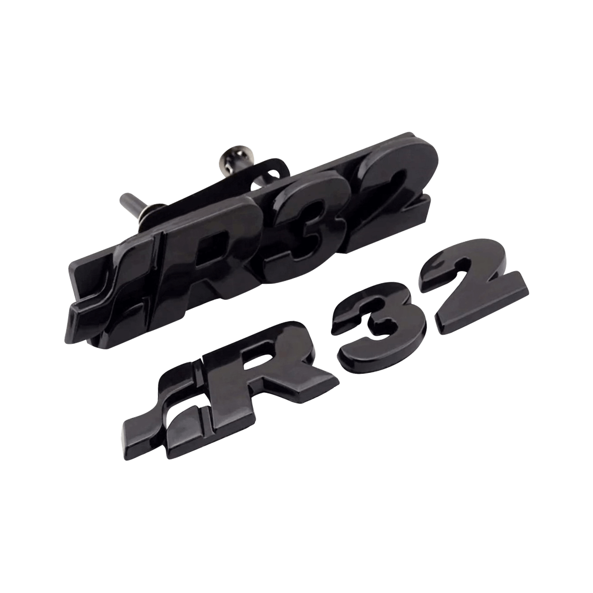 Sort VW R32 Front Emblem | 1-3 d. leveirng - Driverse