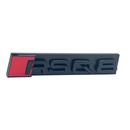 Sort Audi RSQ8 Front Emblem