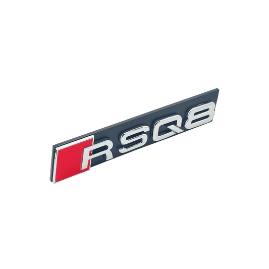 Chrome Audi RSQ8 Front Emblem
