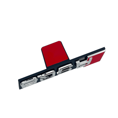 Chrome Audi RSQ8 Front Emblem