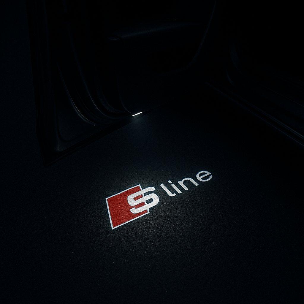 Audi S-line Logo indstigningslys