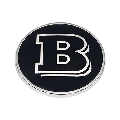 Sort Brabus Emblem til Kølerhjelm 57mm