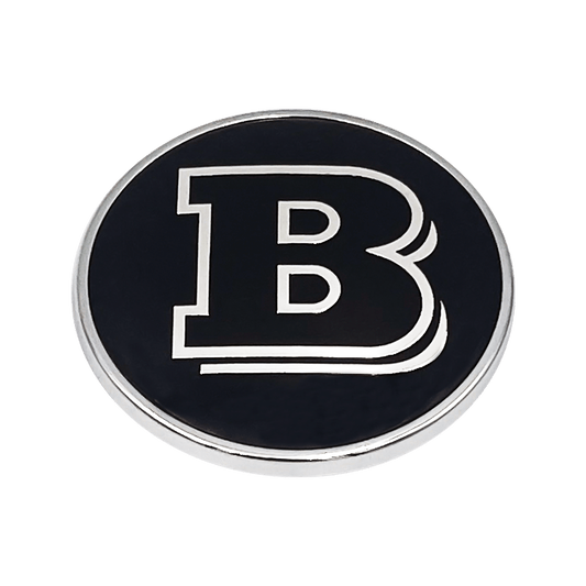 Sort Brabus Emblem til Kølerhjelm 57mm