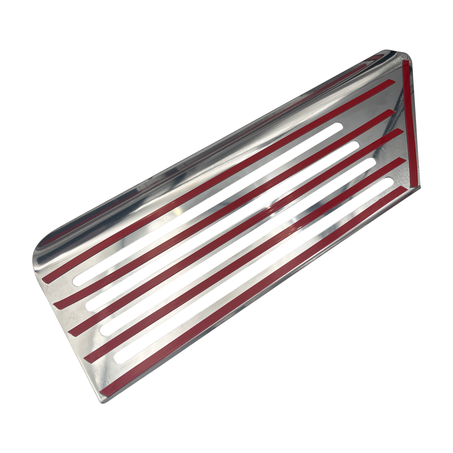 Tesla aluminiumsfotstøtte i krom - modell 3