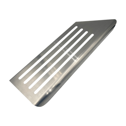 Tesla aluminiumsfotstøtte i krom - modell 3