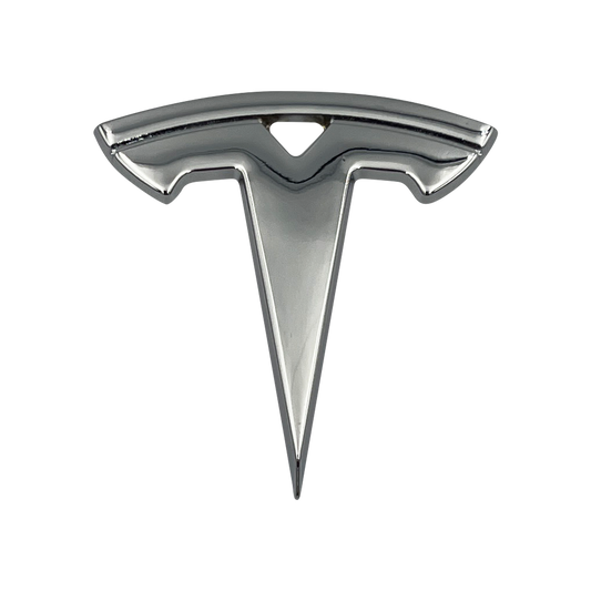 Tesla Rat Logo Chrome - Model S / X