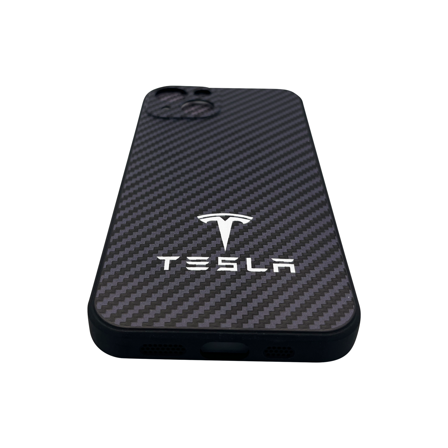 Tesla iPhone Carbon Fiber Cover