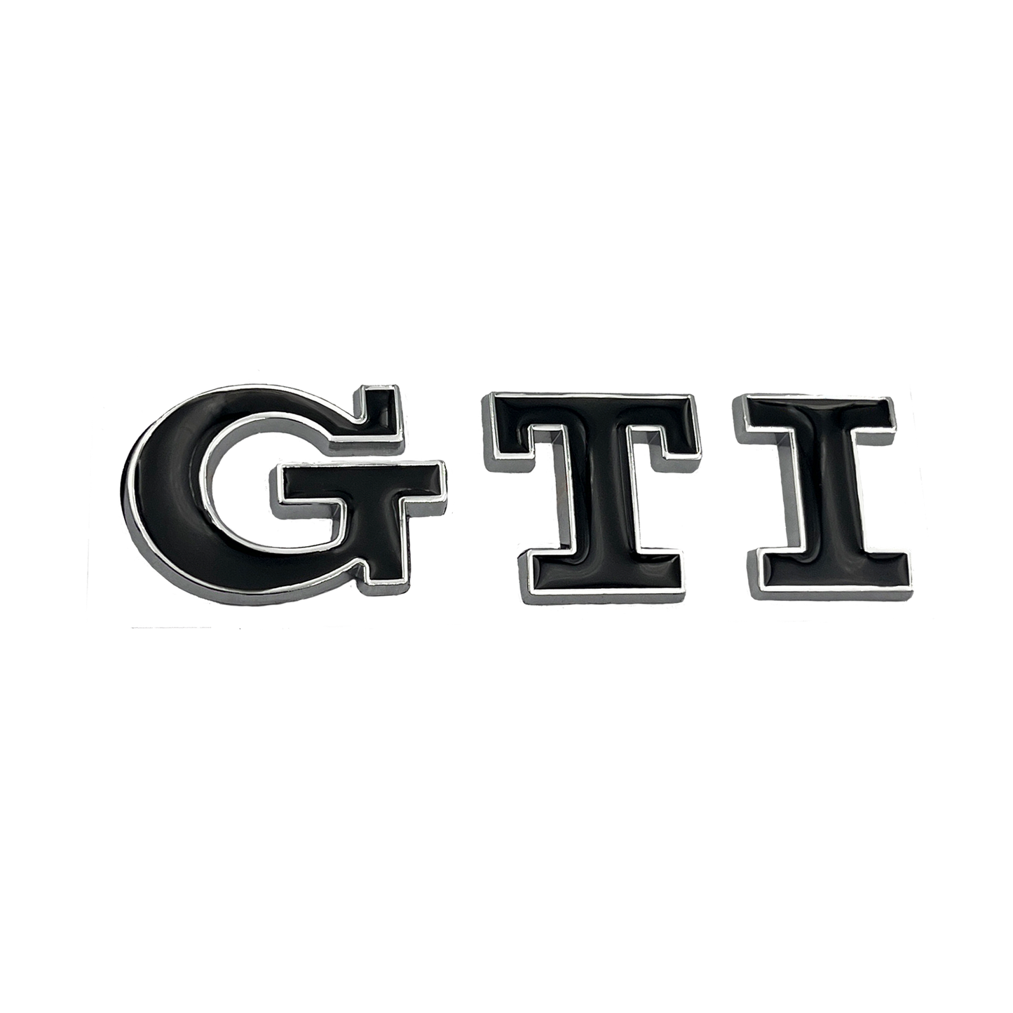 Svart og krom VW GTI Bakre emblem-emblem 