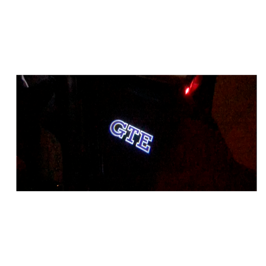 2 Stk. VW GTE Logo Indstigningslys