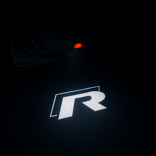 2 Stk. VW R Logo Indstigningslys