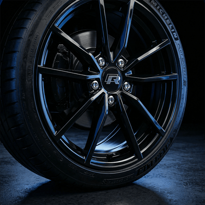 4 stk. VW R-line senterkopper 65mm
