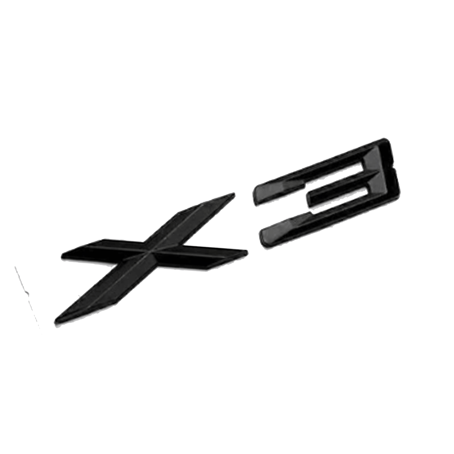 Blank Sort BMW X3 Emblem