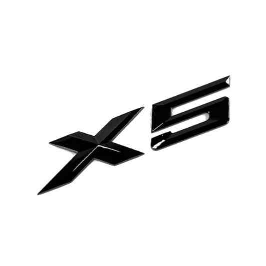 Blank Sort BMW X5 Emblem