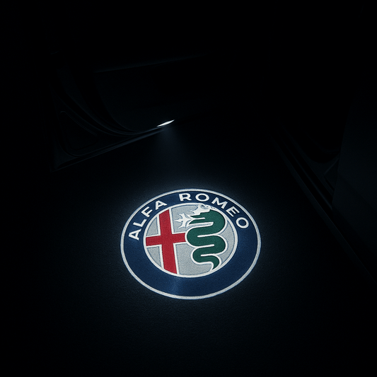 2 Stk. Alfa Romeo Logo Indstigningslys