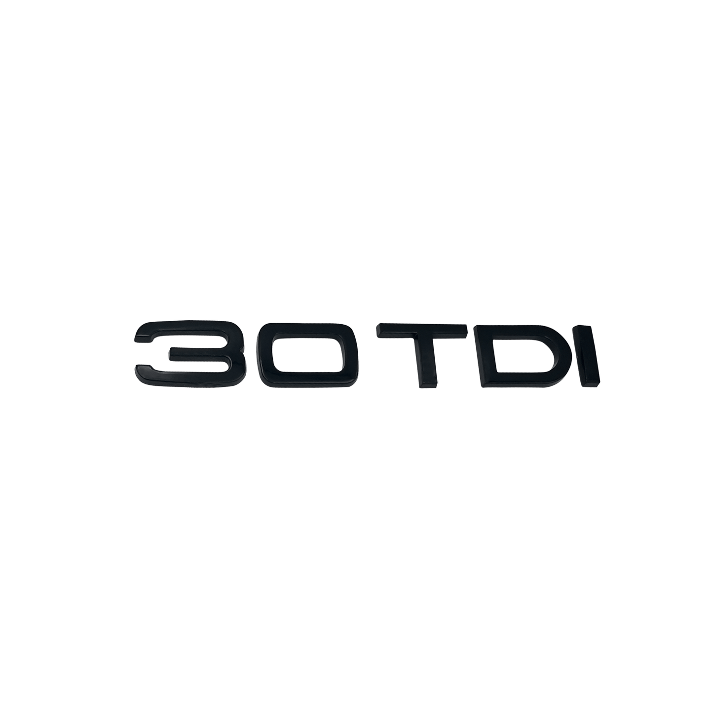 Audi 30 TDI bag emblem blank sort