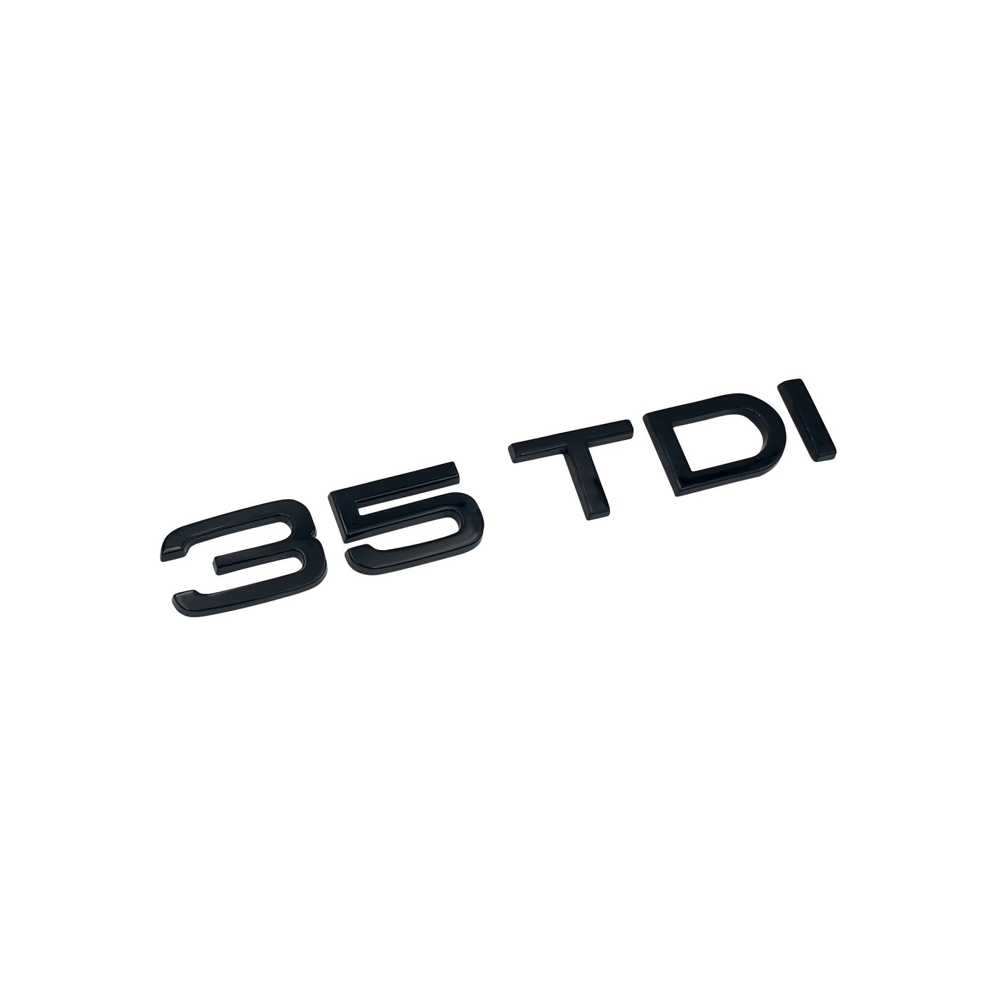 Audi 35 TDI bag emblem blank sort