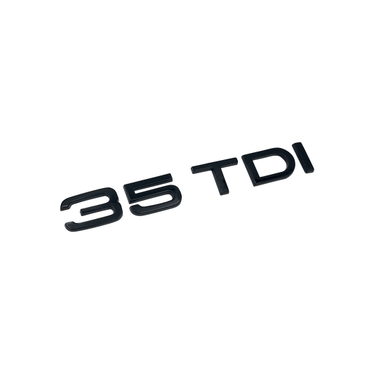 Audi 35 TDI bag emblem blank sort