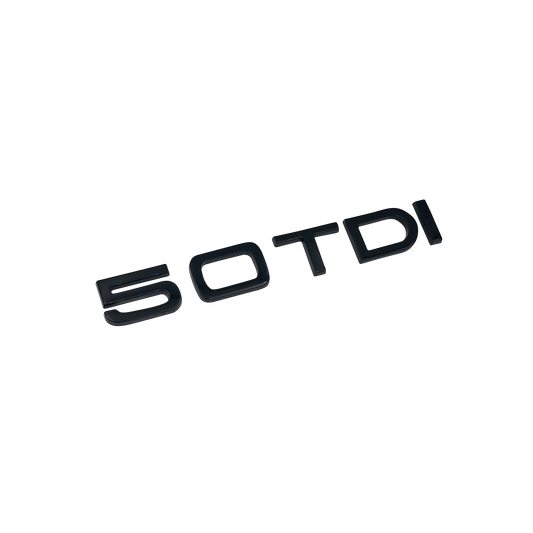 Audi 50 TDI bag emblem blank sort