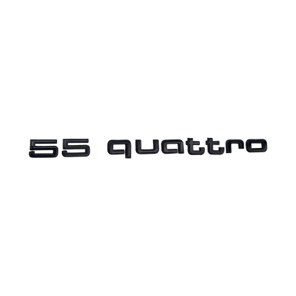 Audi 55 quattro emblem i blank Sort