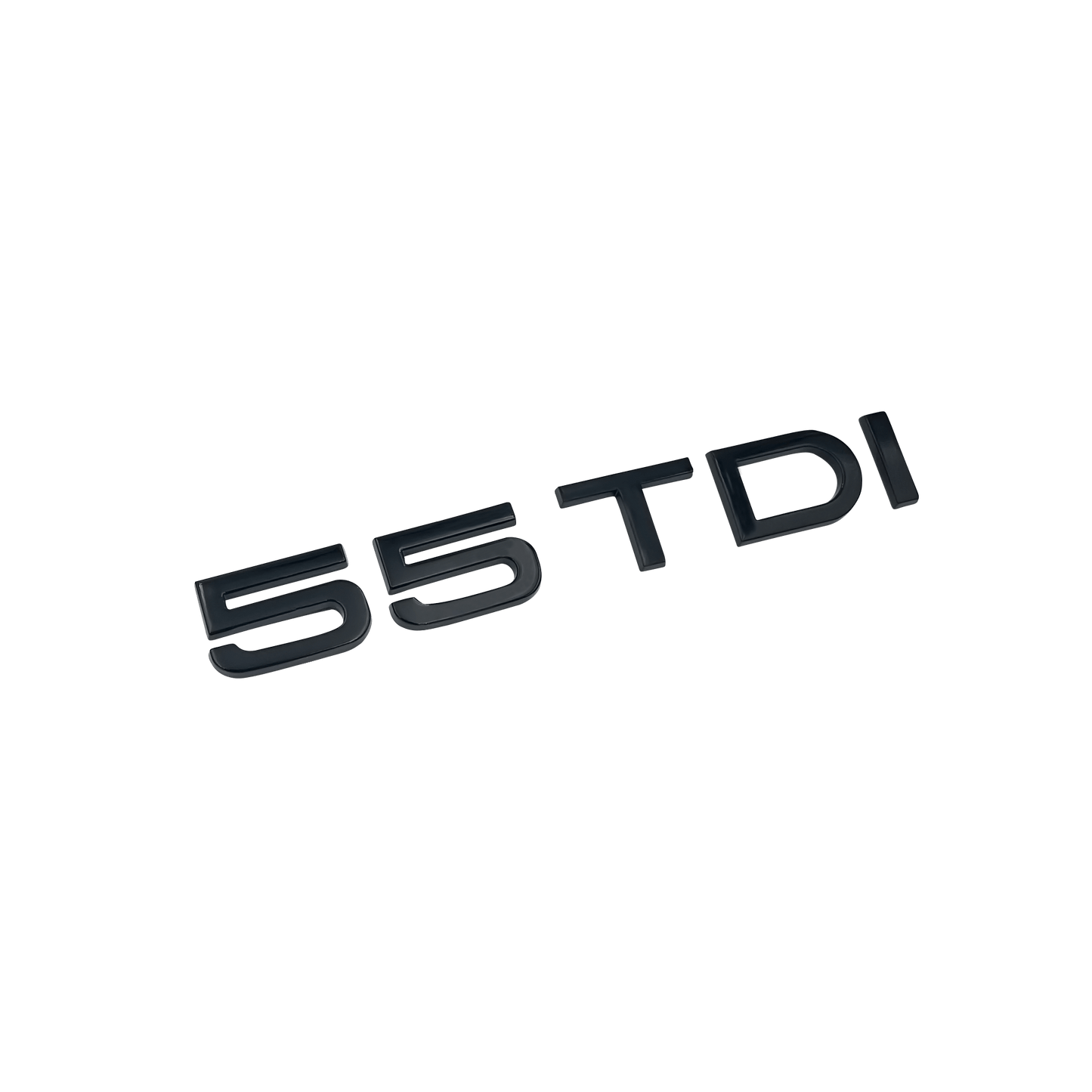 Audi 55 TDI bag emblem blank sort